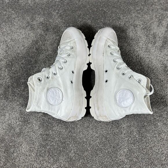 Converse Chuck Taylor All Star Hi 571211C Women’s 8 White Lugged Platform Shoes - Picture 7 of 12